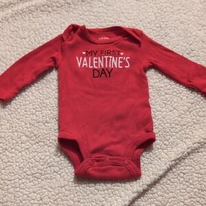 Carter's Red Valentine's Day Bodysuit